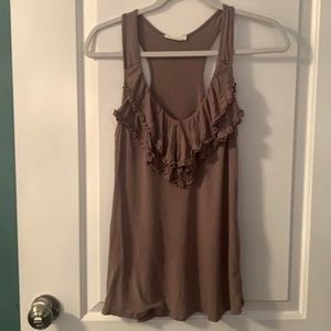 Ruffle Racerback top